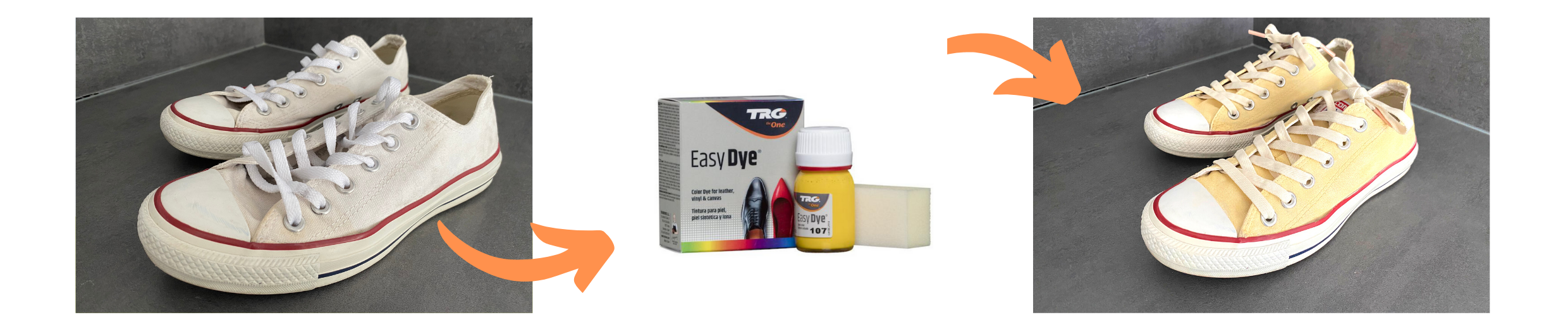 Žlutá Barva na kůži Easy Dye TRG Yellow 107-2